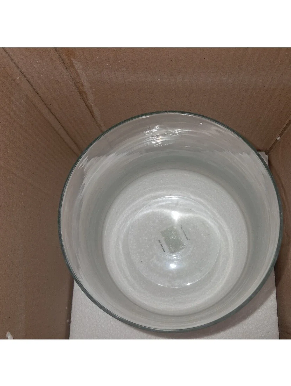Bloomingville NWT 3 Liter Glass Jar With Mango Wood Lid & Marble Knob 15